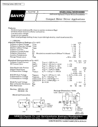 datasheet for 2SD2099 by SANYO Electric Co., Ltd.