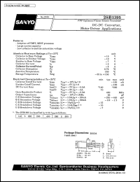 datasheet for 2SB1395 by SANYO Electric Co., Ltd.