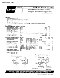 datasheet for 2SD2100 by SANYO Electric Co., Ltd.