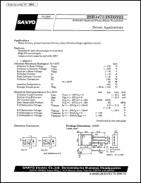 datasheet for 2SD2223 by SANYO Electric Co., Ltd.