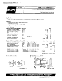 datasheet for 2SD2224 by SANYO Electric Co., Ltd.