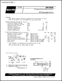 datasheet for 2SC2839 by SANYO Electric Co., Ltd.