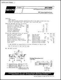 datasheet for 2SC2999 by SANYO Electric Co., Ltd.