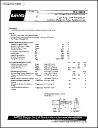 datasheet for 2SC3069 by SANYO Electric Co., Ltd.