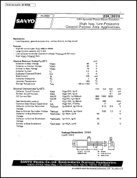 datasheet for 2SC3070 by SANYO Electric Co., Ltd.