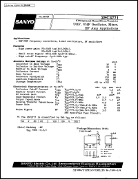 datasheet for 2SC3771 by SANYO Electric Co., Ltd.