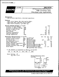 datasheet for 2SC3775 by SANYO Electric Co., Ltd.