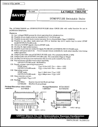 datasheet for LC7363JM by SANYO Electric Co., Ltd.