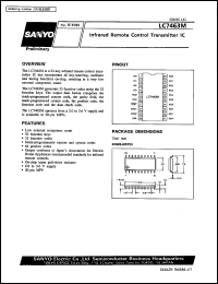 datasheet for LC7463M by SANYO Electric Co., Ltd.