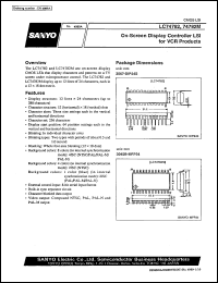 datasheet for LC74782 by SANYO Electric Co., Ltd.