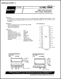 datasheet for LC7480 by SANYO Electric Co., Ltd.