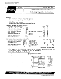 datasheet for 2SC4223 by SANYO Electric Co., Ltd.