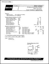 datasheet for 2SC4269 by SANYO Electric Co., Ltd.