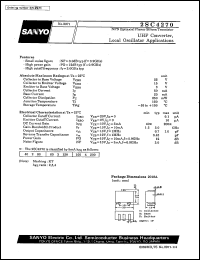 datasheet for 2SC4270 by SANYO Electric Co., Ltd.