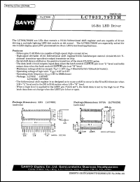 datasheet for LC7932M by SANYO Electric Co., Ltd.