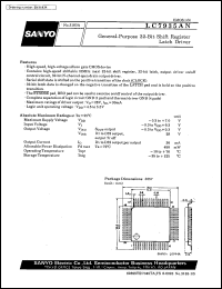 datasheet for LC7935AN by SANYO Electric Co., Ltd.