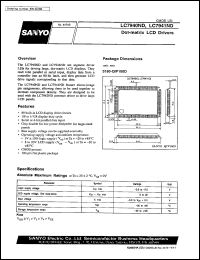 datasheet for LC7940ND by SANYO Electric Co., Ltd.