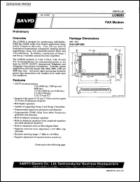 datasheet for LC8920 by SANYO Electric Co., Ltd.