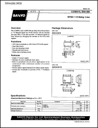 datasheet for LC89915 by SANYO Electric Co., Ltd.