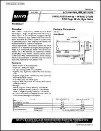 datasheet for LC321667BJ-70 by SANYO Electric Co., Ltd.