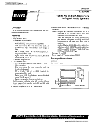 datasheet for LC8390M by SANYO Electric Co., Ltd.