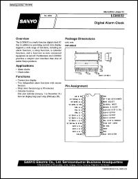 datasheet for LC85632 by SANYO Electric Co., Ltd.
