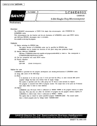 datasheet for LC86E6032 by SANYO Electric Co., Ltd.