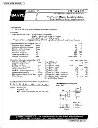 datasheet for 2SC4402 by SANYO Electric Co., Ltd.