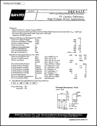 datasheet for 2SC4412 by SANYO Electric Co., Ltd.