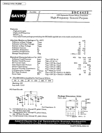 datasheet for 2SC4432 by SANYO Electric Co., Ltd.