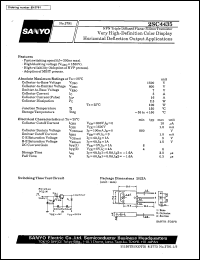 datasheet for 2SC4435 by SANYO Electric Co., Ltd.
