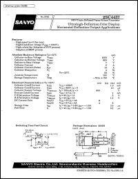 datasheet for 2SC4437 by SANYO Electric Co., Ltd.