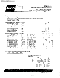 datasheet for 2SC4449 by SANYO Electric Co., Ltd.