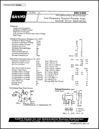 datasheet for 2SC4480 by SANYO Electric Co., Ltd.