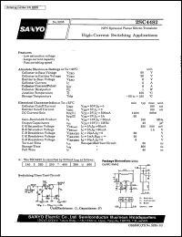 datasheet for 2SC4482 by SANYO Electric Co., Ltd.