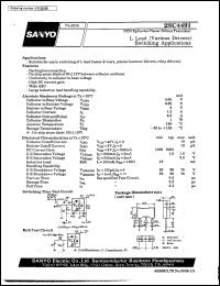 datasheet for 2SC4491 by SANYO Electric Co., Ltd.