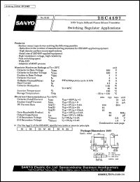 datasheet for 2SC4597 by SANYO Electric Co., Ltd.