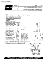 datasheet for 2SC4600 by SANYO Electric Co., Ltd.