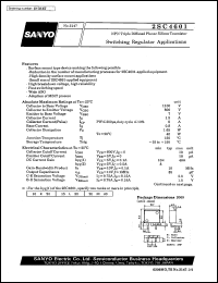 datasheet for 2SC4601 by SANYO Electric Co., Ltd.