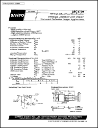 datasheet for 2SC4770 by SANYO Electric Co., Ltd.