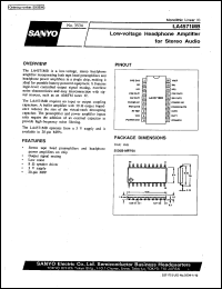 datasheet for LA4571MB by SANYO Electric Co., Ltd.