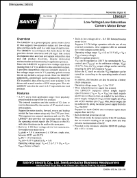 datasheet for LB8632V by SANYO Electric Co., Ltd.