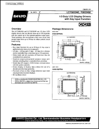 datasheet for LC75853NE by SANYO Electric Co., Ltd.