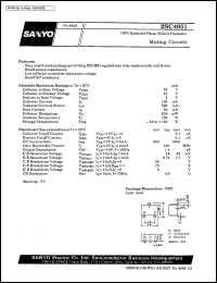 datasheet for 2SC4851 by SANYO Electric Co., Ltd.