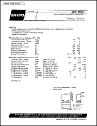 datasheet for 2SC4852 by SANYO Electric Co., Ltd.