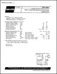 datasheet for 2SC4864 by SANYO Electric Co., Ltd.