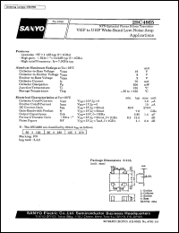 datasheet for 2SC4865 by SANYO Electric Co., Ltd.