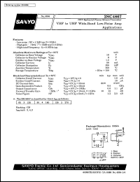 datasheet for 2SC4867 by SANYO Electric Co., Ltd.