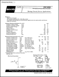 datasheet for 2SC4920 by SANYO Electric Co., Ltd.