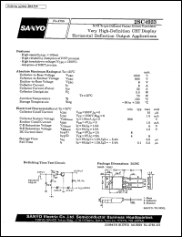 datasheet for 2SC4923 by SANYO Electric Co., Ltd.